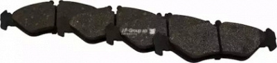 JP GROUP 1163708110 -  Комплект тормозных колодок, дисковый тормоз